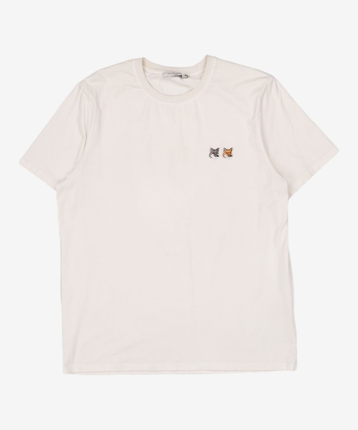 메종 키츠네(MAISON KITSUNE) 22SS 폭스 헤드 티셔츠 BU00103KJ0008 XL