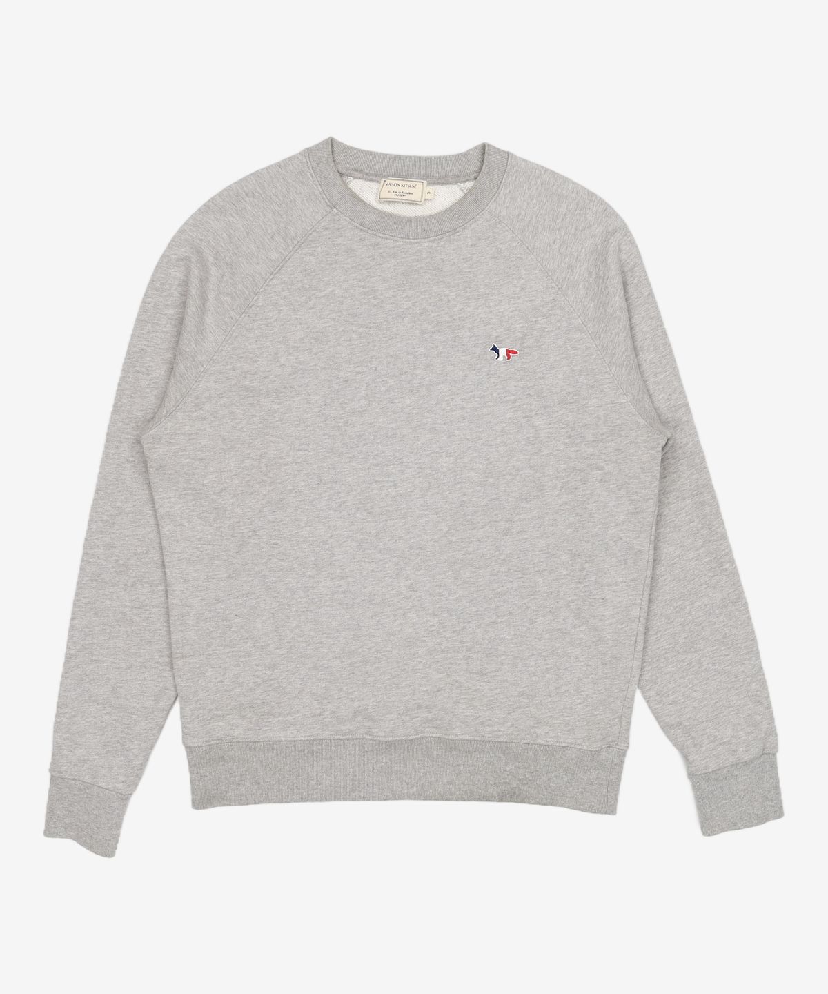 메종 키츠네(MAISON KITSUNE) 22SS 트리컬러 폭스 맨투맨 FM00322KM0001 S