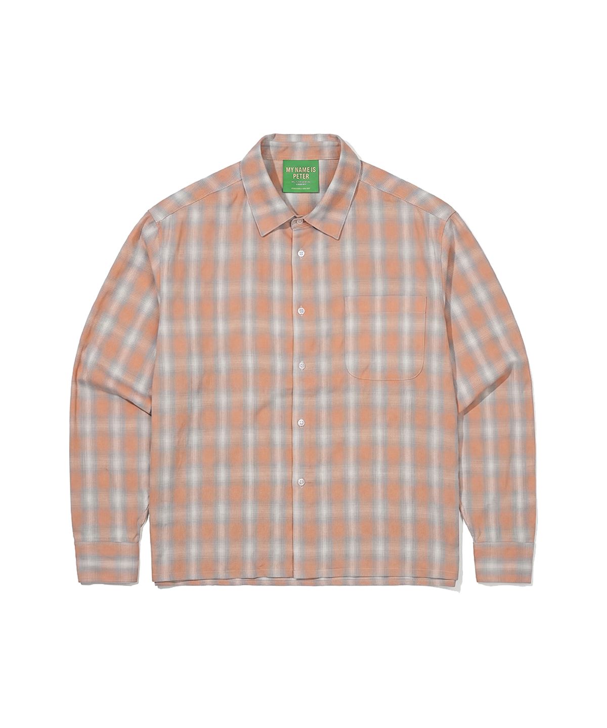 마이네임이즈피터(MYNAMEISPETER) SKATER PETER SHIRT - ORANGE