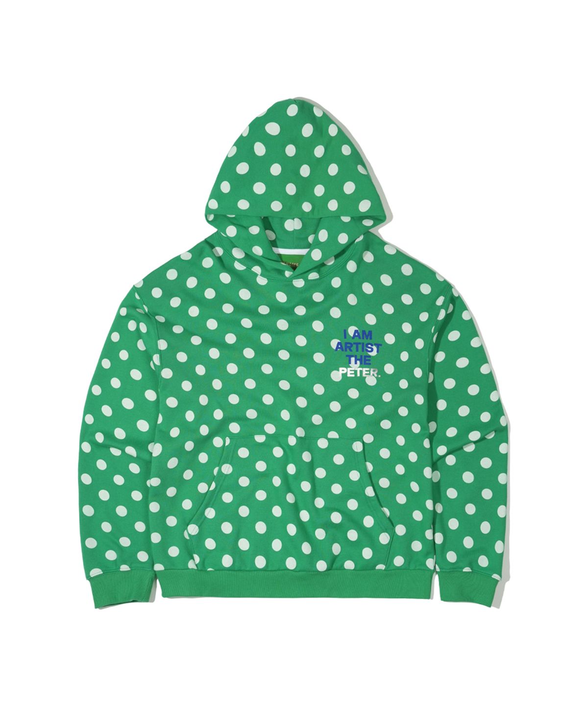 마이네임이즈피터(MYNAMEISPETER) PETER THE ARTIST DOT HOODIE - GREEN