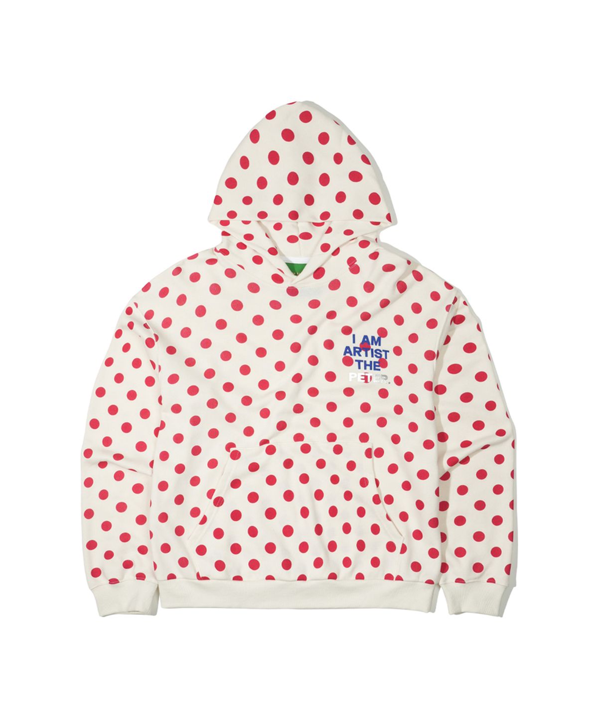 마이네임이즈피터(MYNAMEISPETER) PETER THE ARTIST DOT HOODIE - IVORY