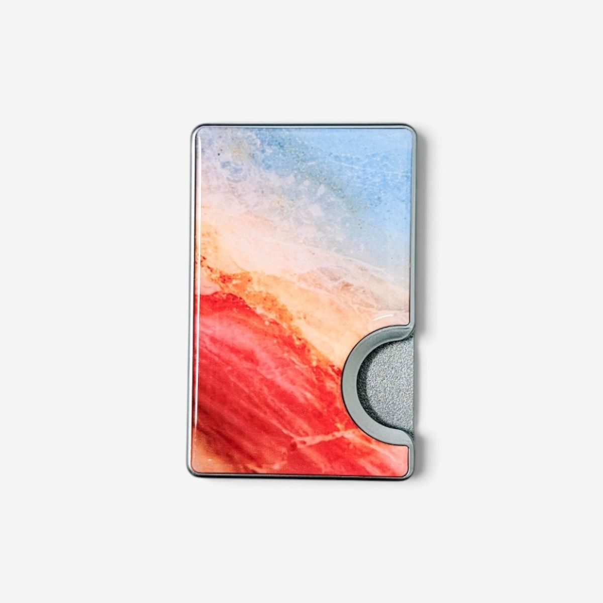 에이쓰리비쓰리(A3B3) [맥세이프] Tonein Sunset Orange Blue Marble 톤인 선셋 오렌지 블루 마블 (에폭시 카드 슬롯)