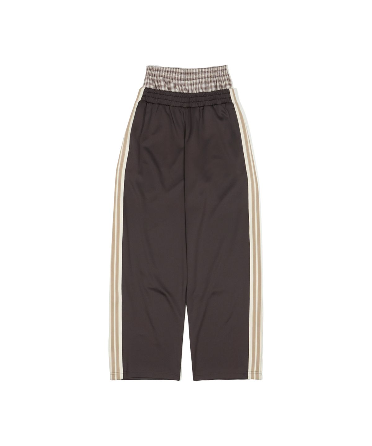 마이네임이즈피터(MYNAMEISPETER) PETER LAYERED TRACK PANTS - BROWN