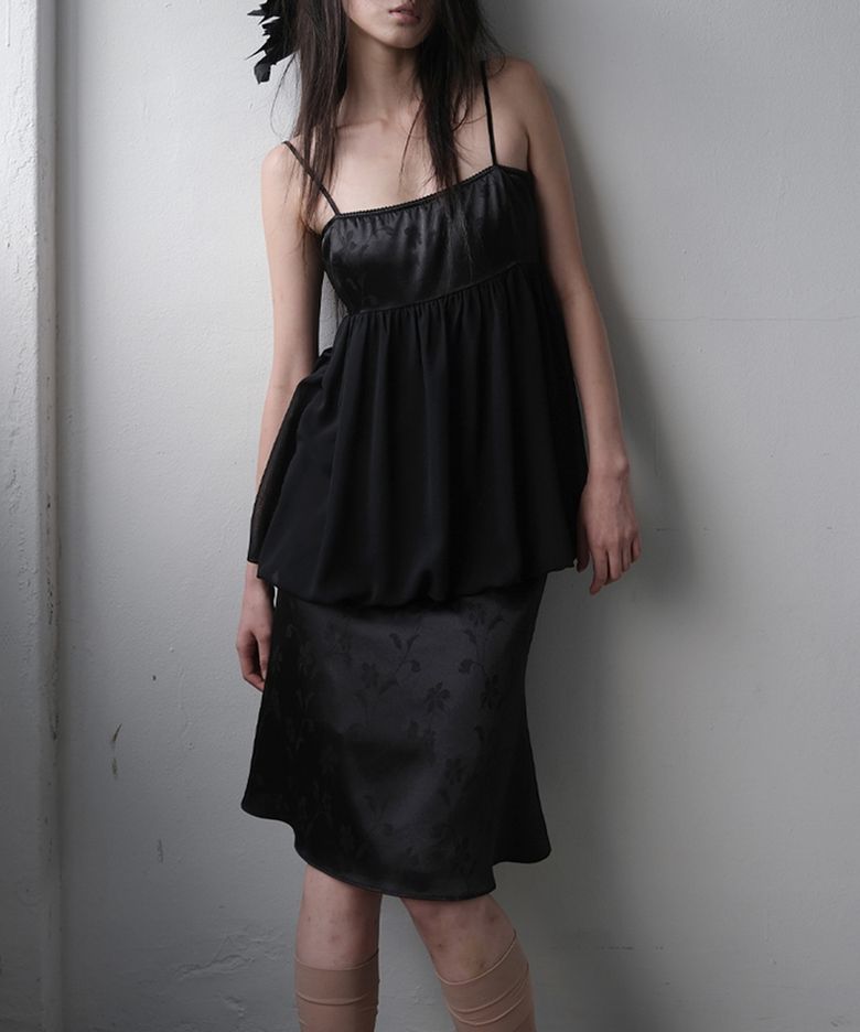 FLORA JACQUARD SKIRT (black)