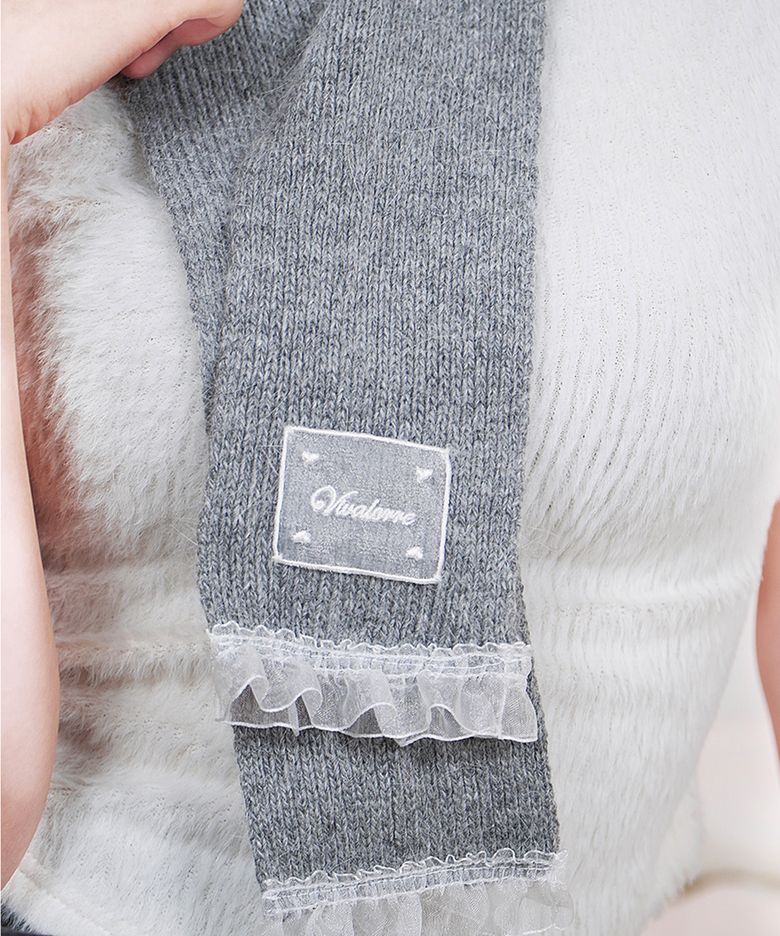 Hairy lace muffler [헤어리 레이스 머플러]