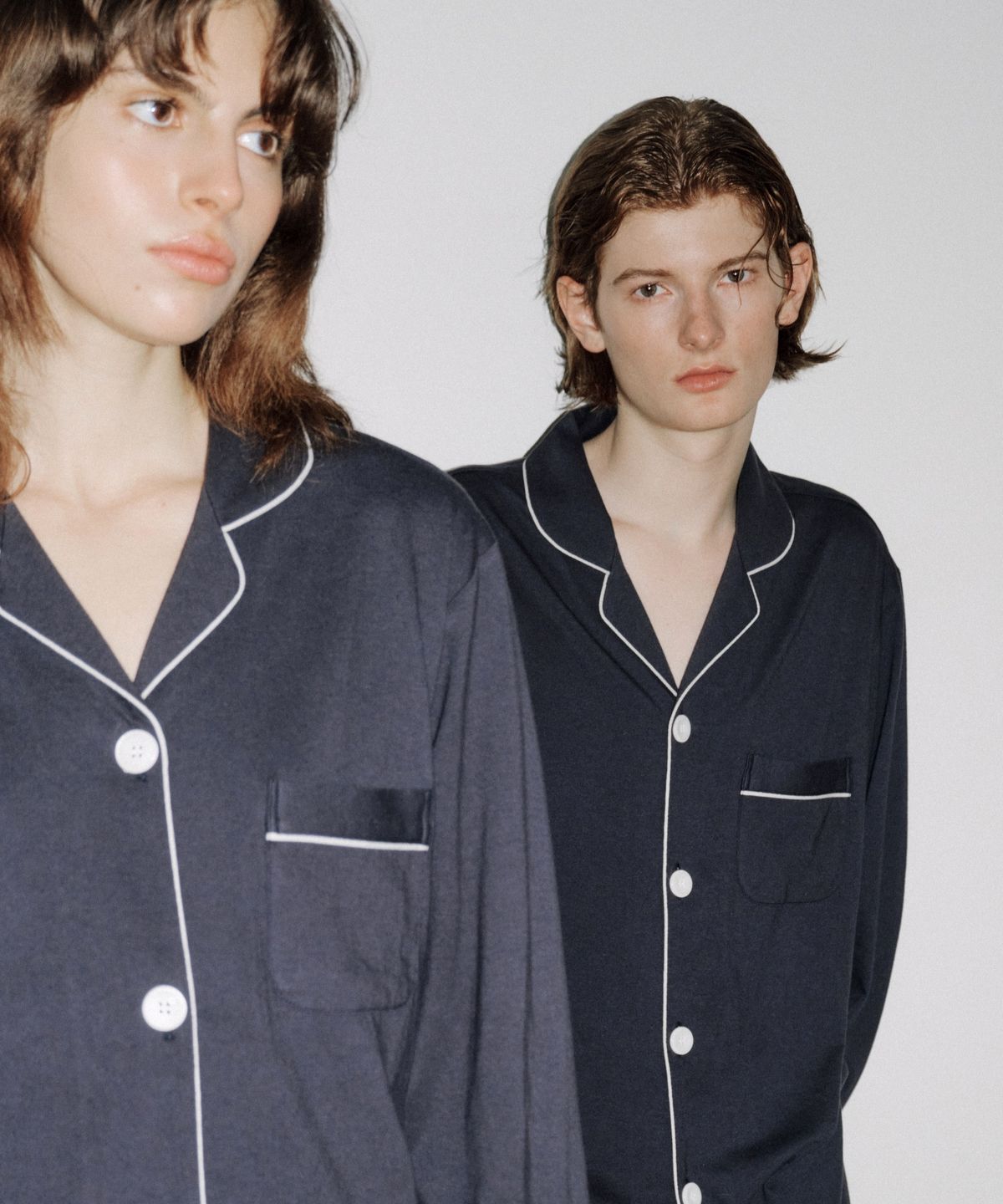 조스라운지(JO'S LOUNGE) [모달] (couple) Essential Navy Pajama Set