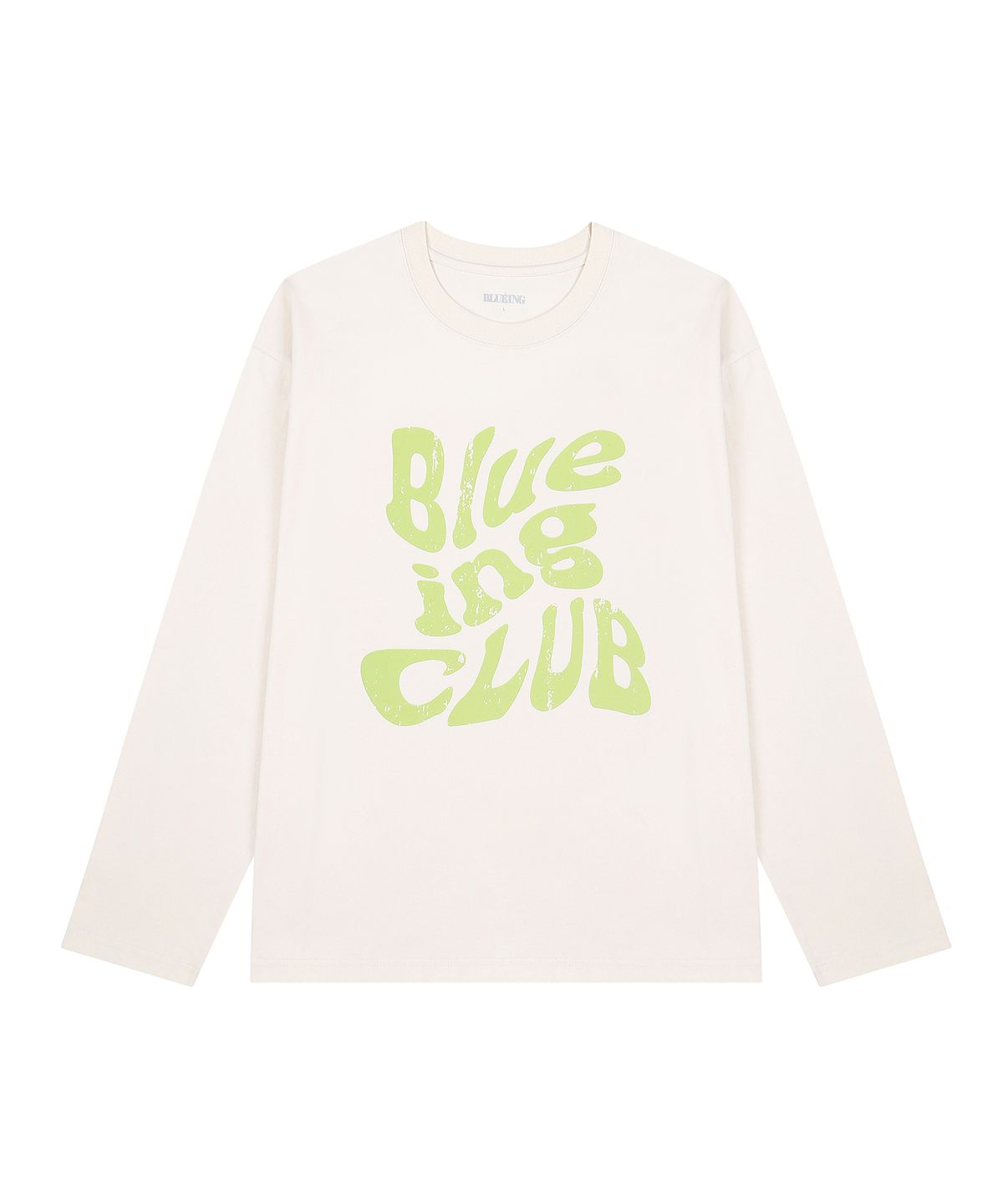 블루잉(BLUEING) BLUEING CLUB LONG SLEEVE [CREAM]
