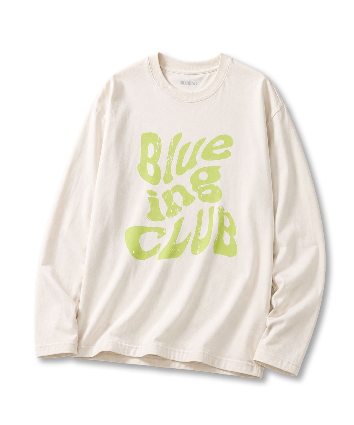 블루잉(BLUEING) BLUEING CLUB LONG SLEEVE [CREAM]