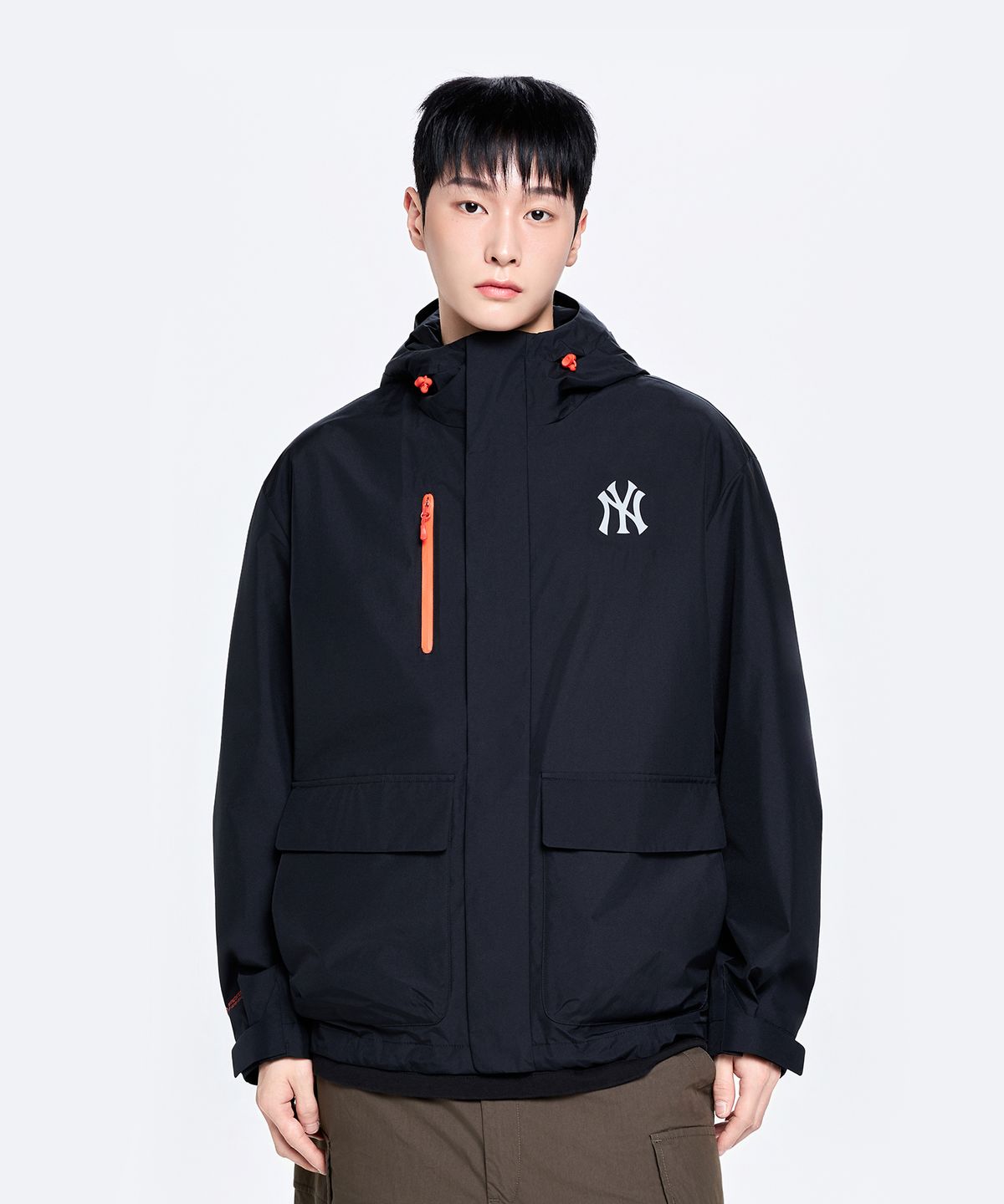 엠엘비(MLB) 고어 윈드스토퍼 2L 바람막이 NY (Black)