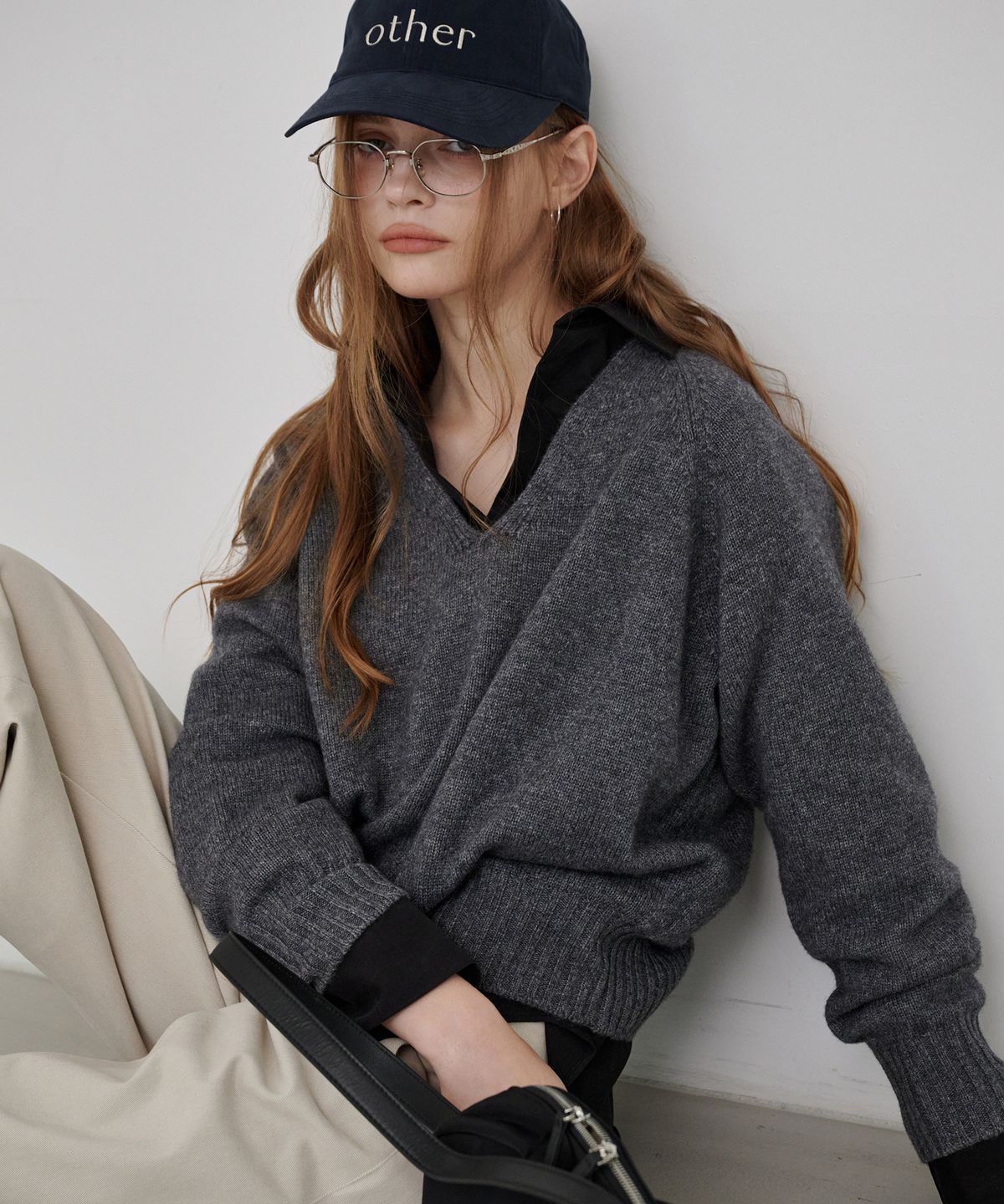 아더이지(OTHER EASY) standard merino knit (charcoal)