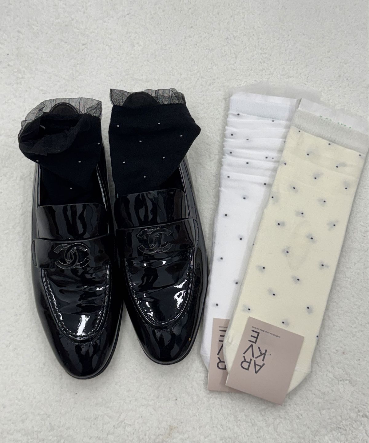 엔젤삭스(ANGEL SOCKS) [2 PACK] ARKVE 도트 레이스 땡땡이 패션 여성 여자 브랜드 양말