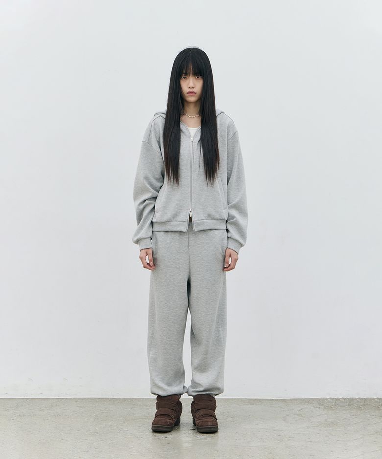 SOFT CONTOUR EASY PANTS (GRAY/MINT)