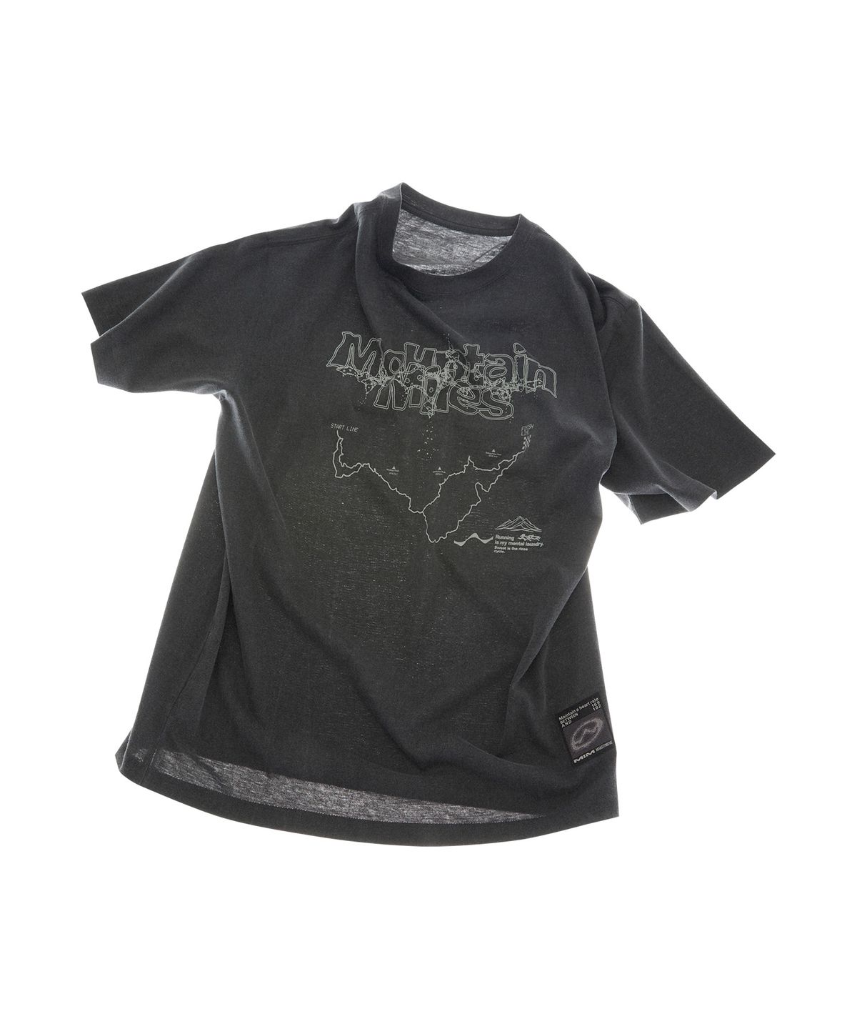 엠아이엠(MIM) MOUNTAIN MILES T-SHIRTS_Charcoal Grey