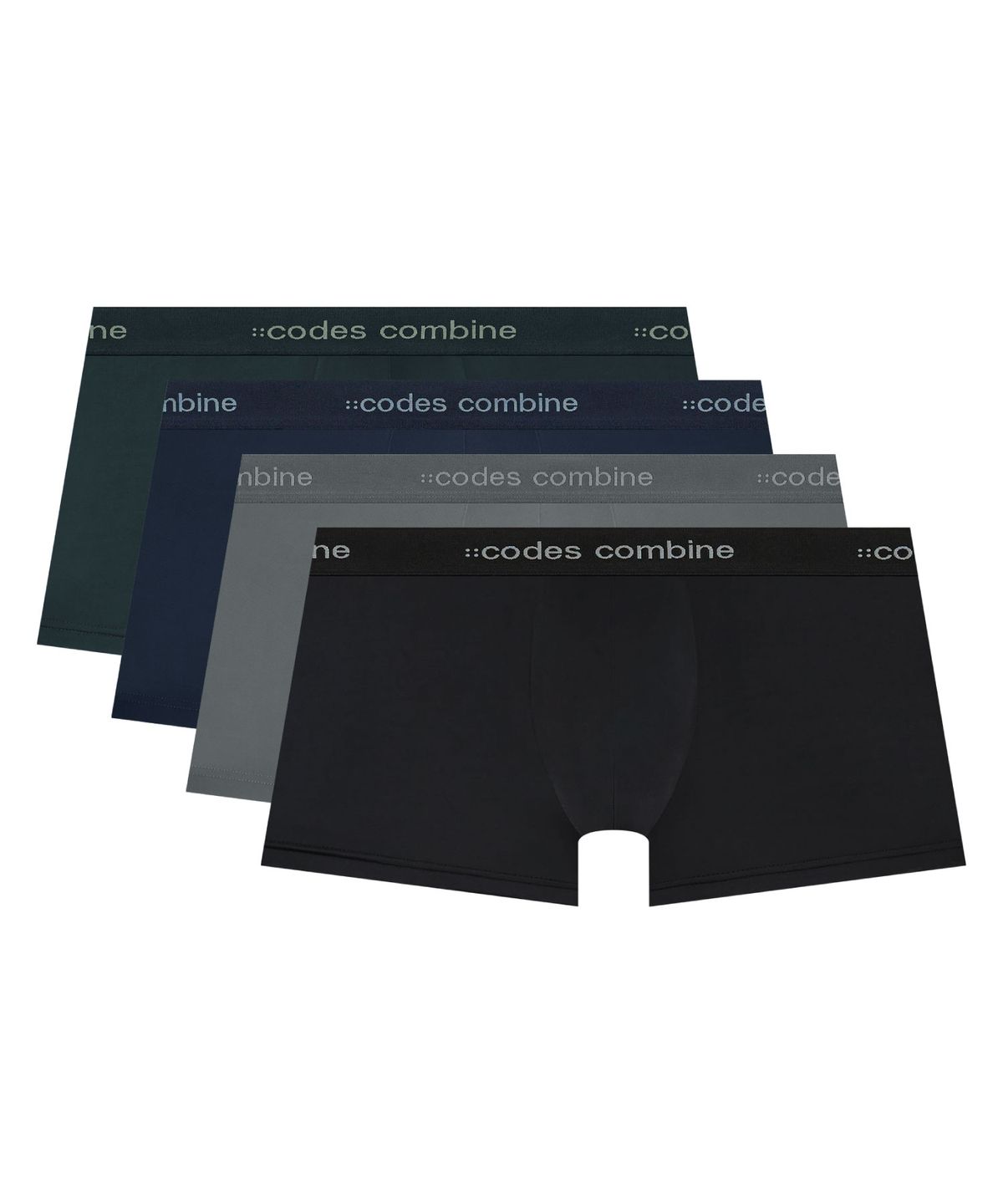 코데즈컴바인 이너웨어(CODES COMBINE INNERWEAR) 에센셜 톤온톤밴드 드로즈 4PACK