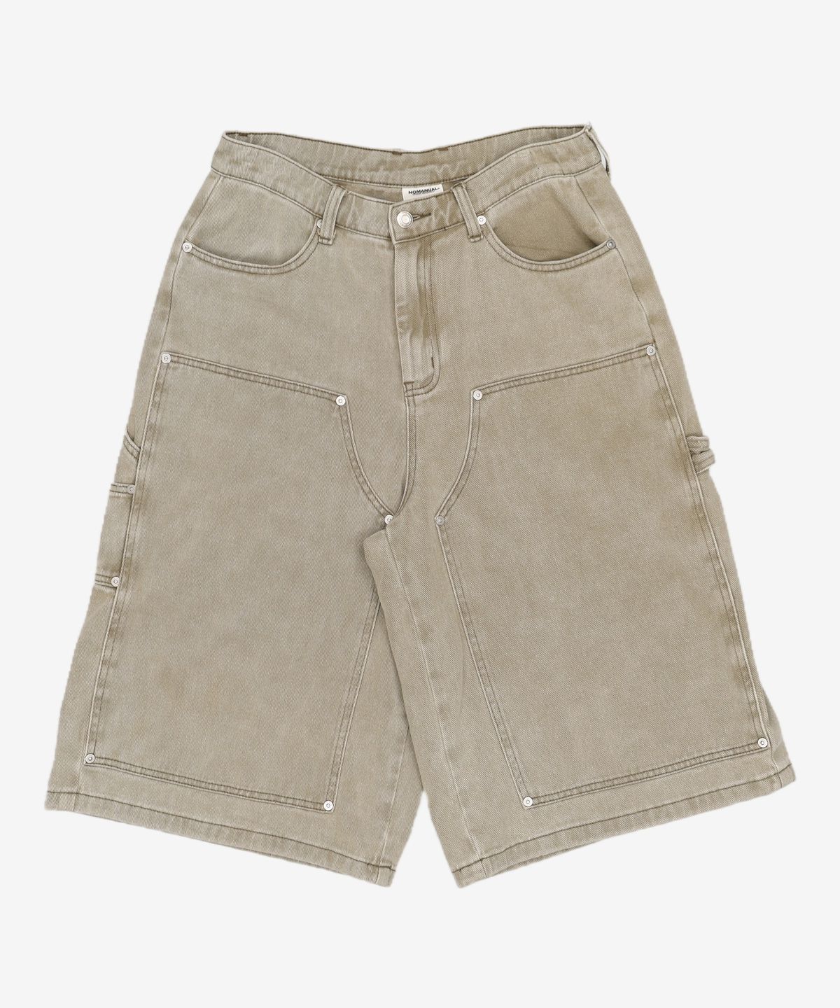 노매뉴얼(NOMANUAL) C.D.L BERMUDA PANTS - KHAKI M