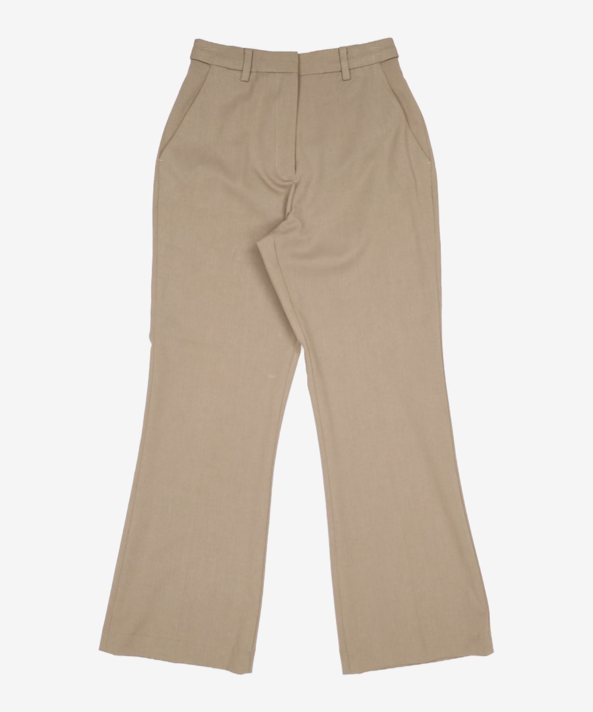 룩캐스트(LOOKAST) 브라운 부츠컷 히든 밴딩 팬츠 / BROWN BOOTS CUT HIDDEN BANDING PANTS XS