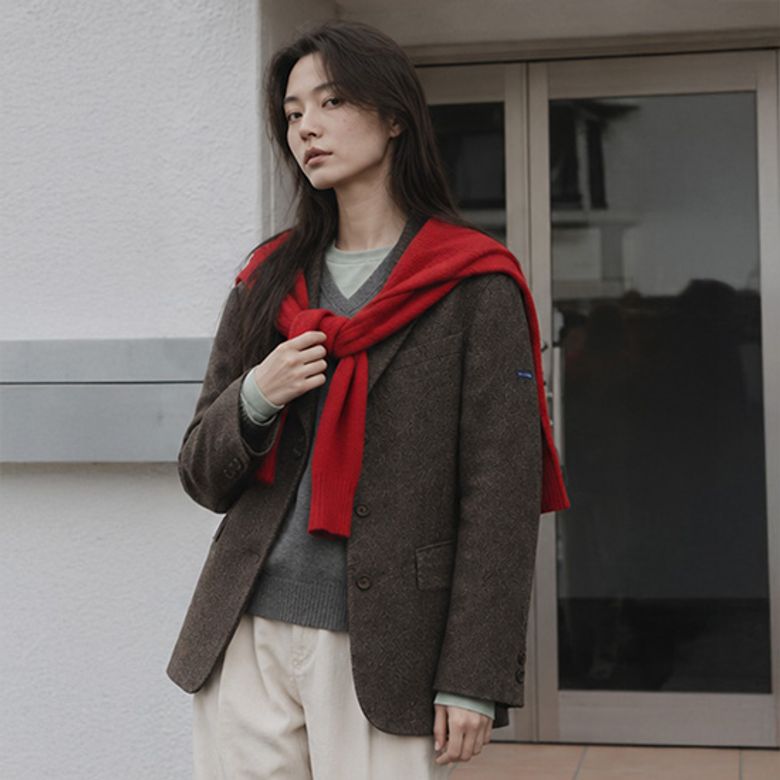 아뜰리에 자켓 (BRW) ASJF2G3KR84-BRW