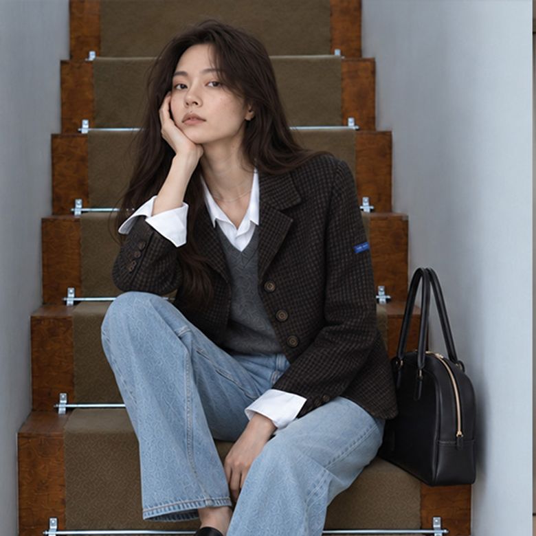 슈미네 자켓 (BRW) ASJF2G3KR77-BRW
