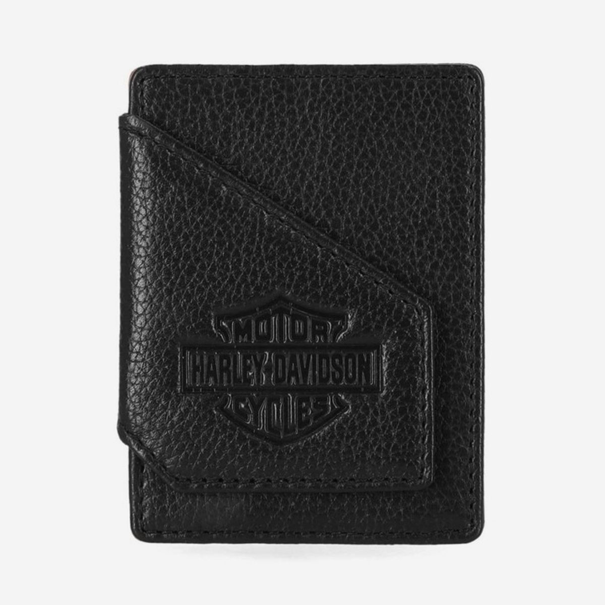 할리데이비슨(HARLEY-DAVIDSON) 바앤쉴드 카드 케이스 지갑 블랙