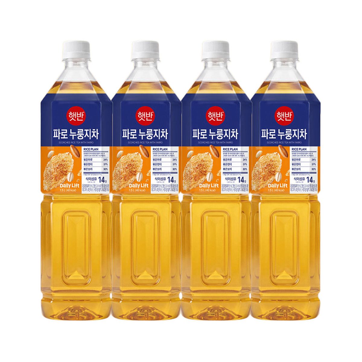 CJ제일제당(CJCHEILJEDANG) 햇반 파로 누룽지차 1.5L x4개