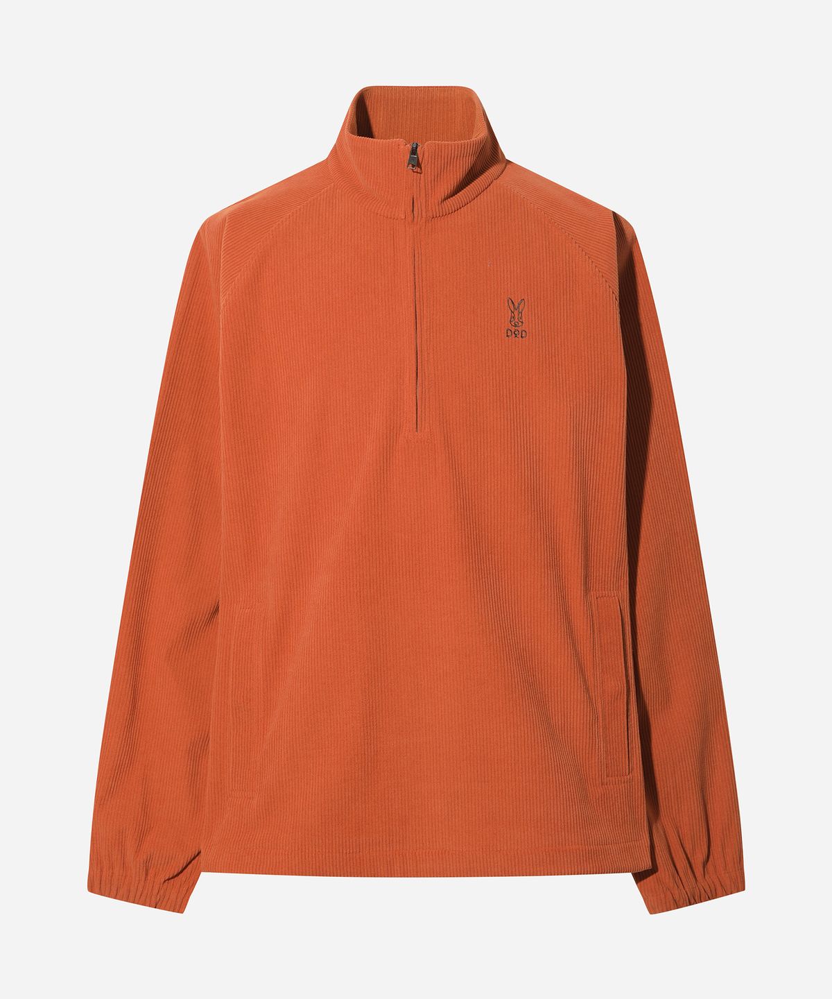 디오디(DOD) 그레인필드 코듀로이 하프집 아노락(ORANGE)