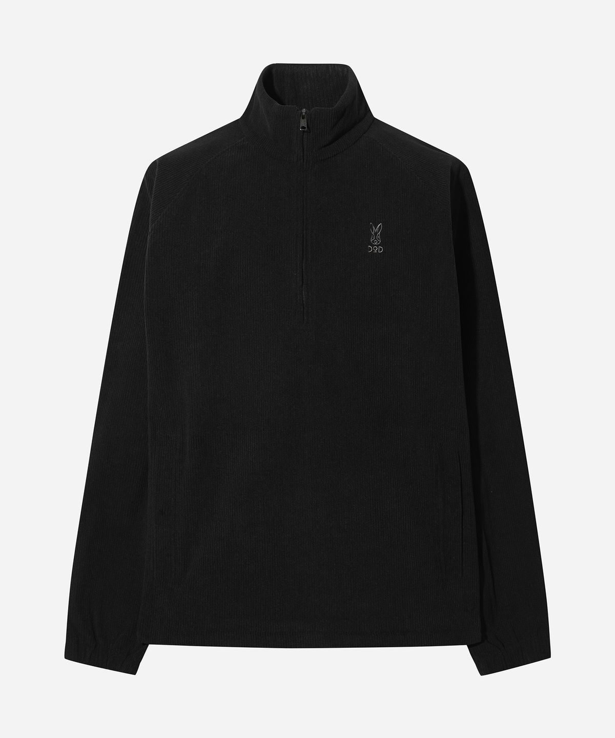 디오디(DOD) 그레인필드 코듀로이 하프집 아노락(BLACK)