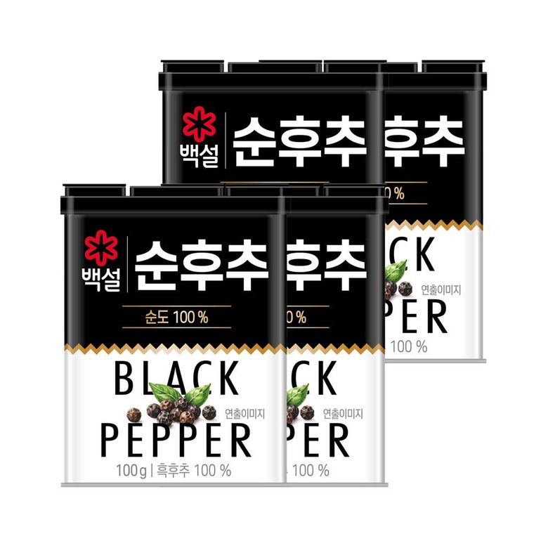 백설 순후추 100g x4개