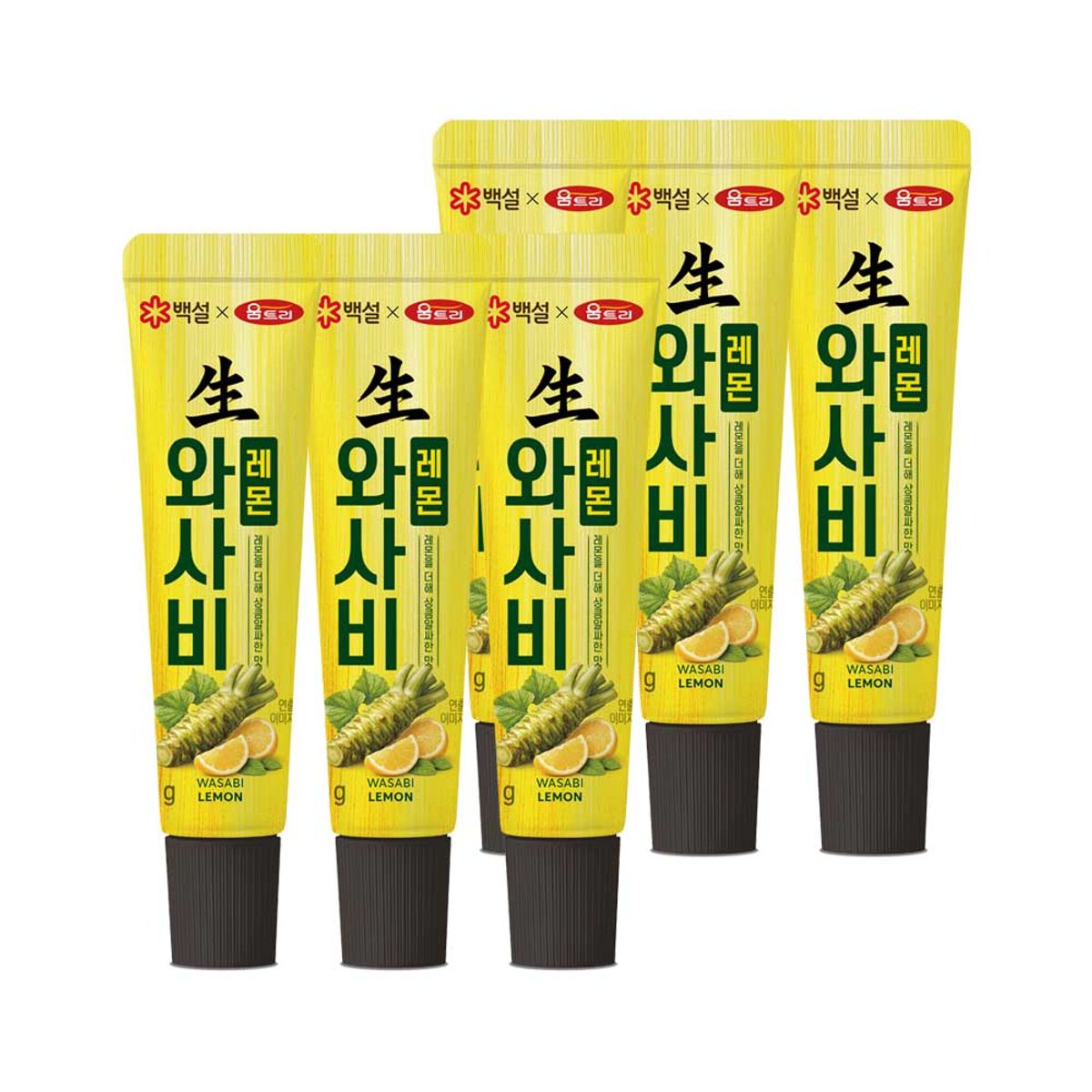 CJ제일제당(CJCHEILJEDANG) 백설 와사비 레몬 40g x6개