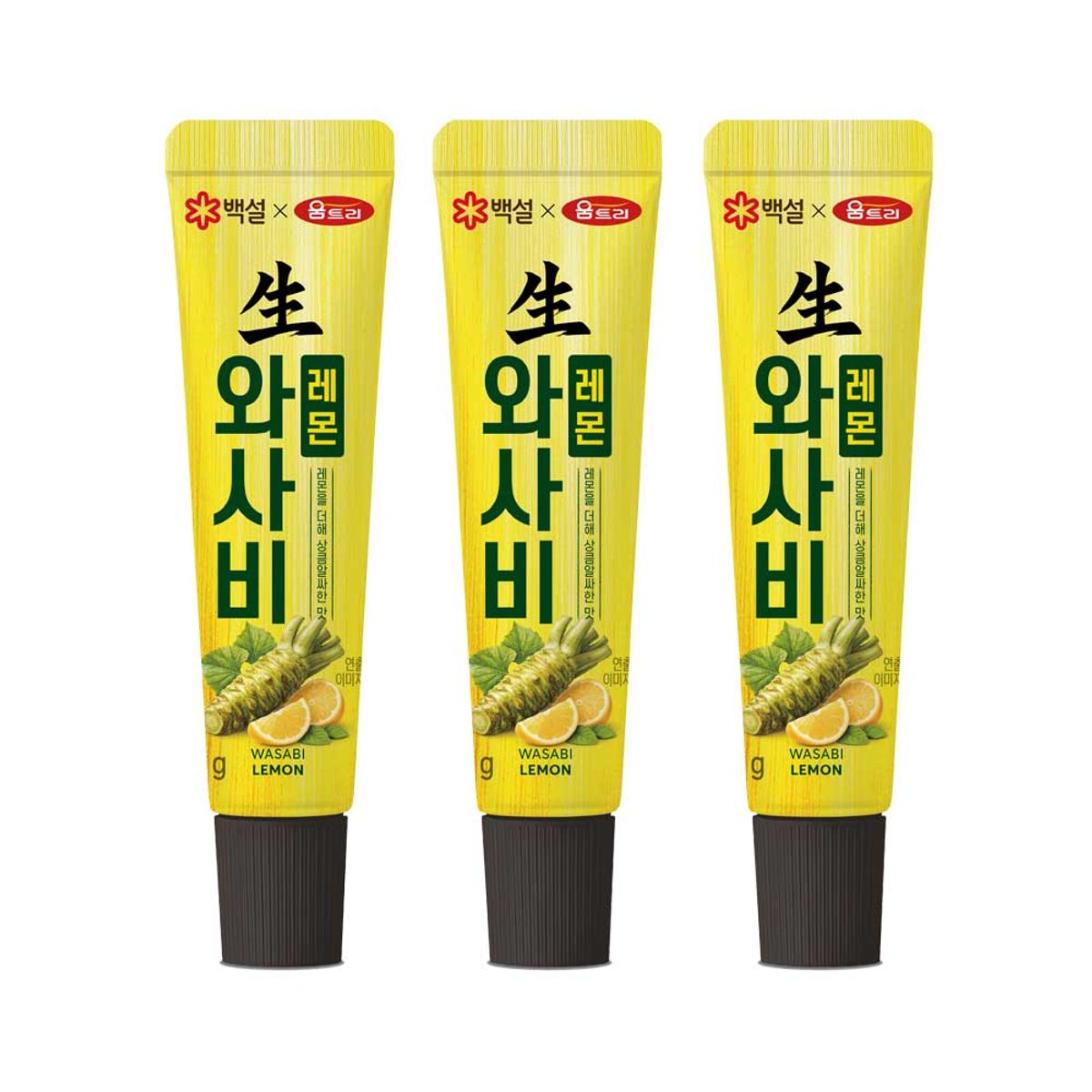 CJ제일제당(CJCHEILJEDANG) 백설 와사비 레몬 40g x3개