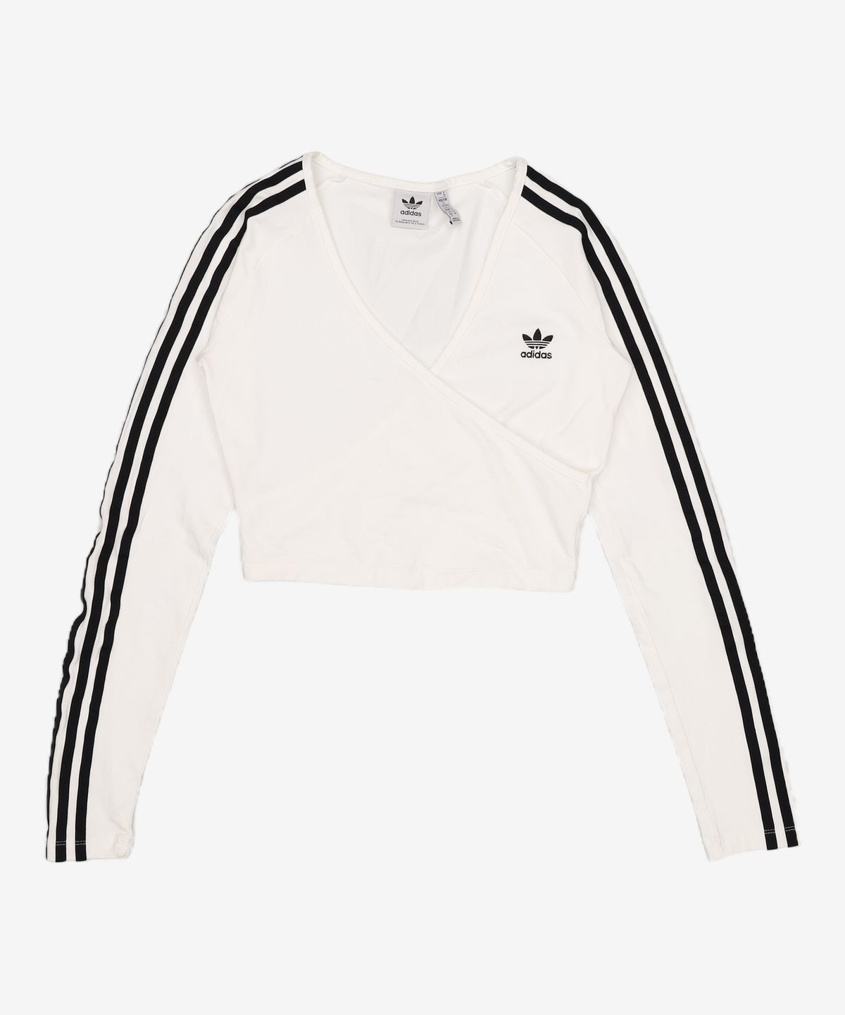아디다스(ADIDAS) 클래식 크롭 티 - 화이트 / HC2030 S