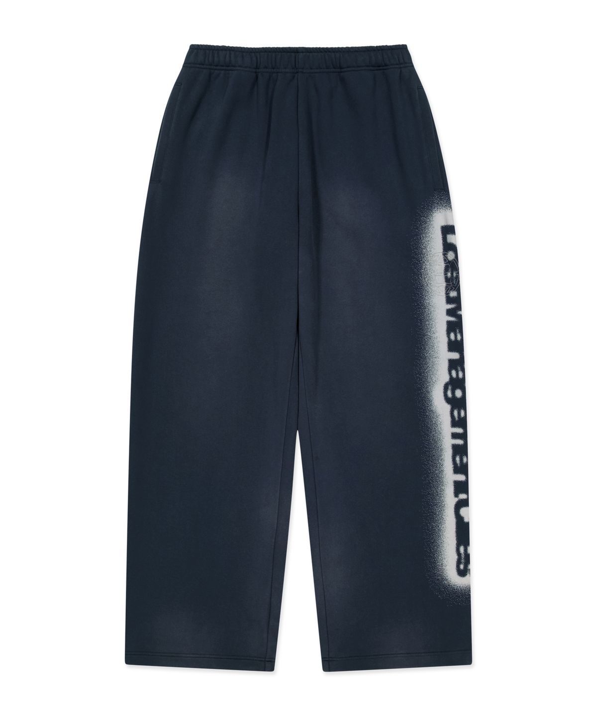 엘엠씨(LMC) SUNFADE BLUR LOGO SWEAT PANTS navy