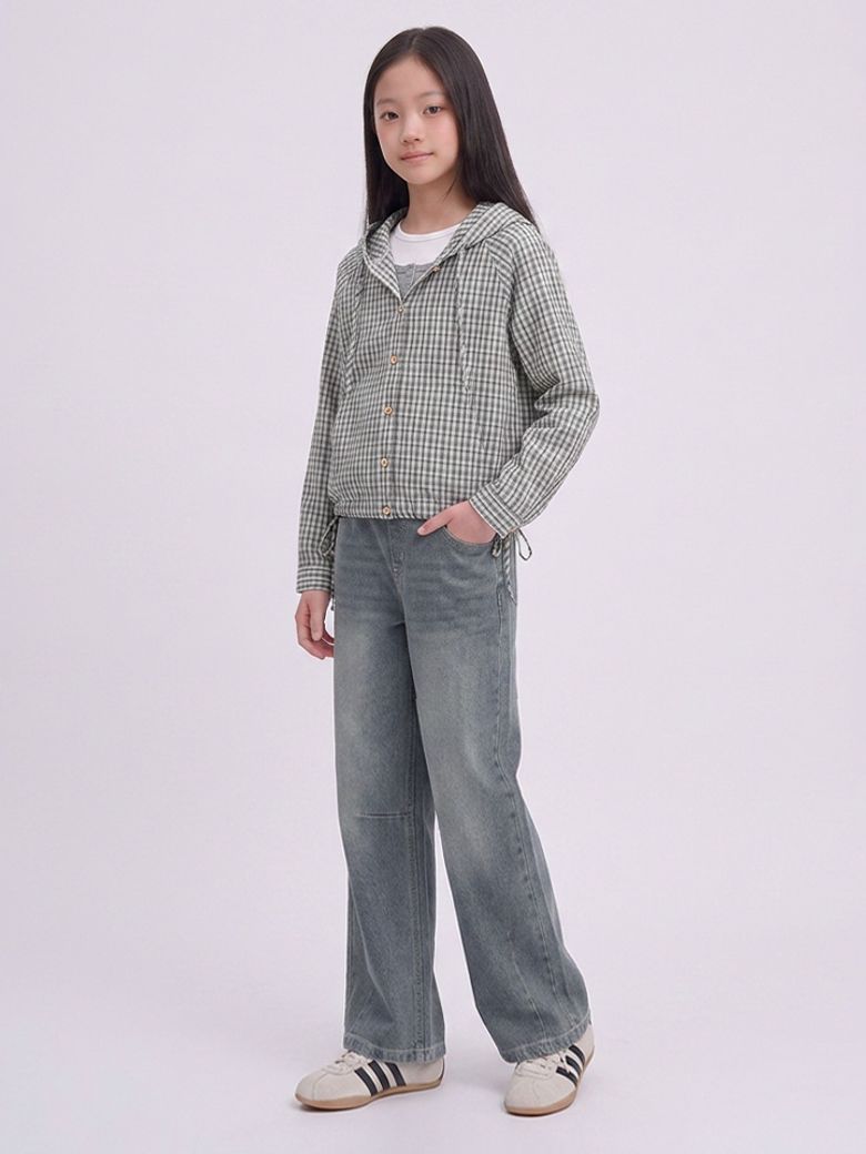 틴즈 여아 스냅 트랜스폼 커브드 데님팬츠_281(14580-155-604-10)