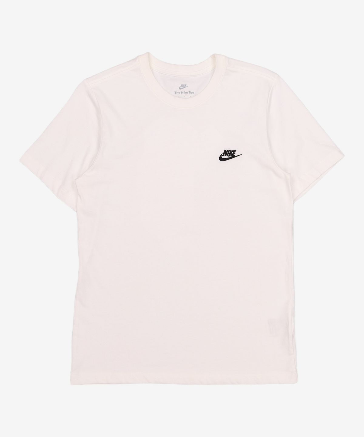나이키(NIKE) 스포츠웨어 클럽 티셔츠 M - 화이트:블랙 / AR4999-101 L