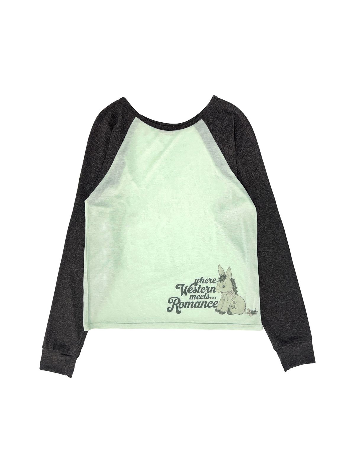 이히하(YEEHEEHAA) donkey raglan T (MT)