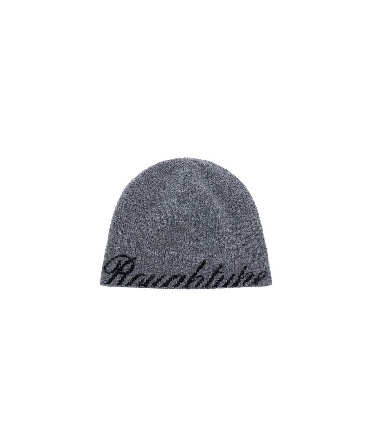 로타입(ROUGHTYPE) Basic Jacquard Logo Beanie - Gray