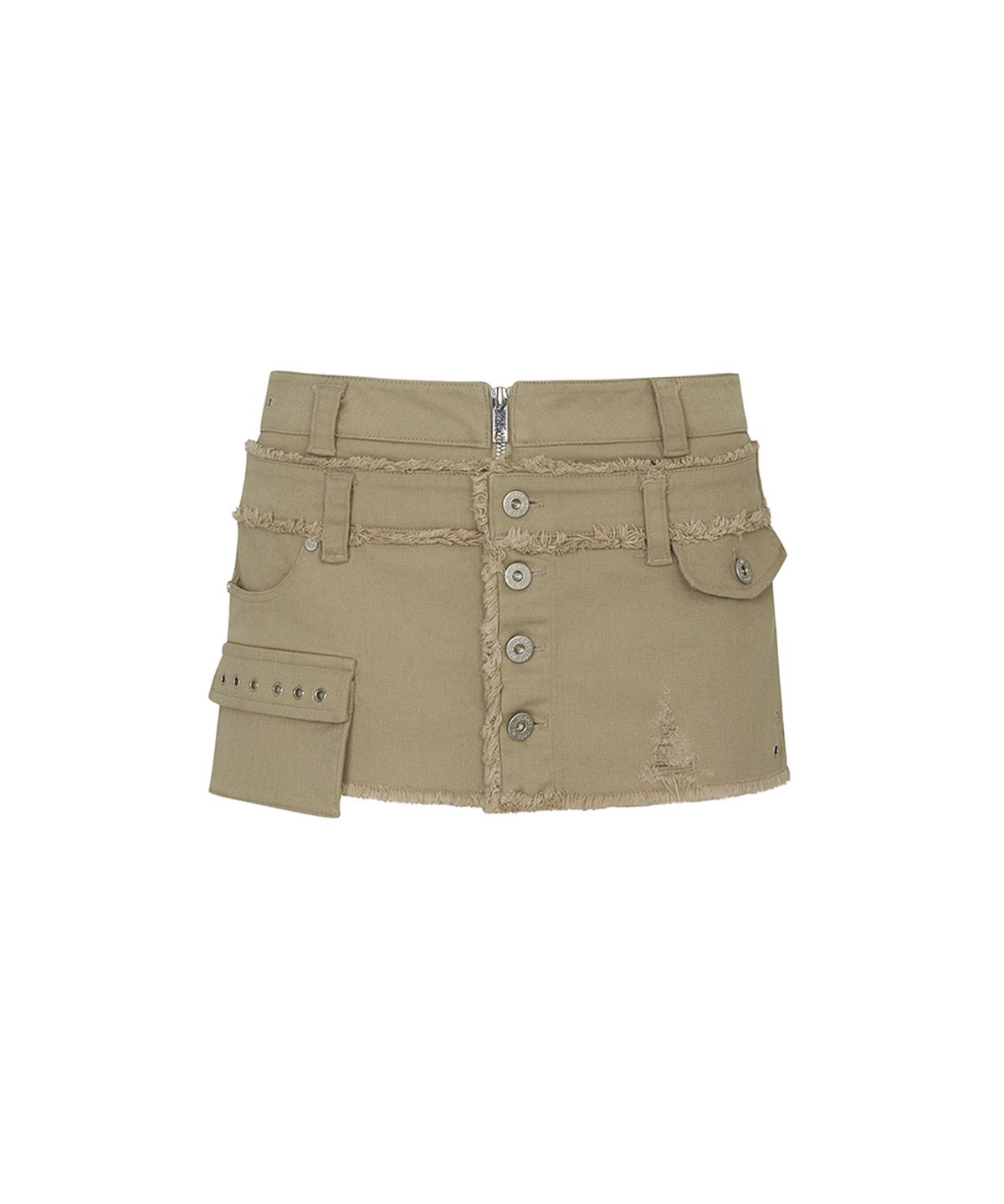 페인오어플레져(PAINORPLEASURE) DUSK LAYERED SKIRT beige