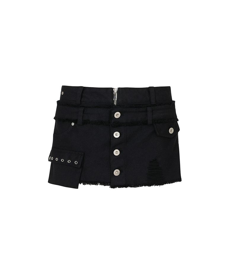 DUSK LAYERED SKIRT black