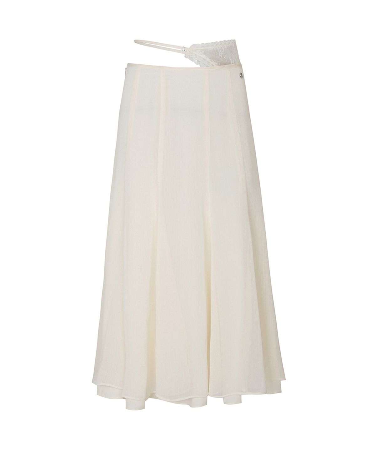 페인오어플레져(PAINORPLEASURE) MOONFLOWER SKIRT cream