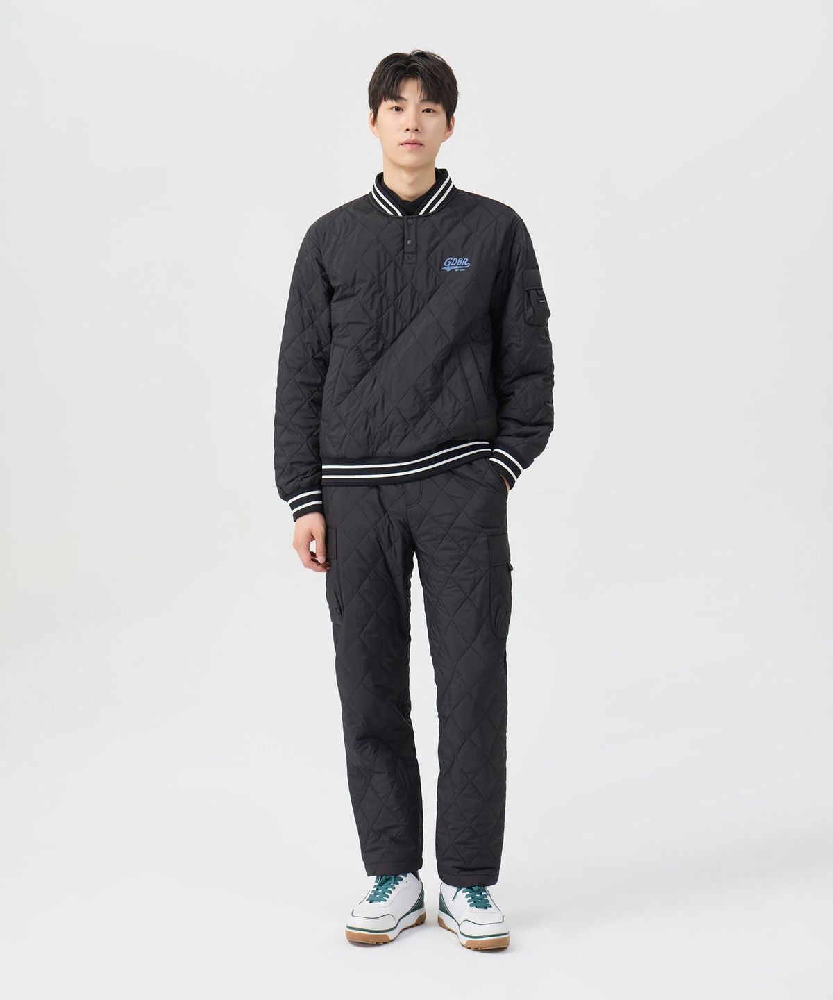 골든베어(GOLDEN BEAR) (남성) Quilted Cargo Pants G4PAW26203BKX