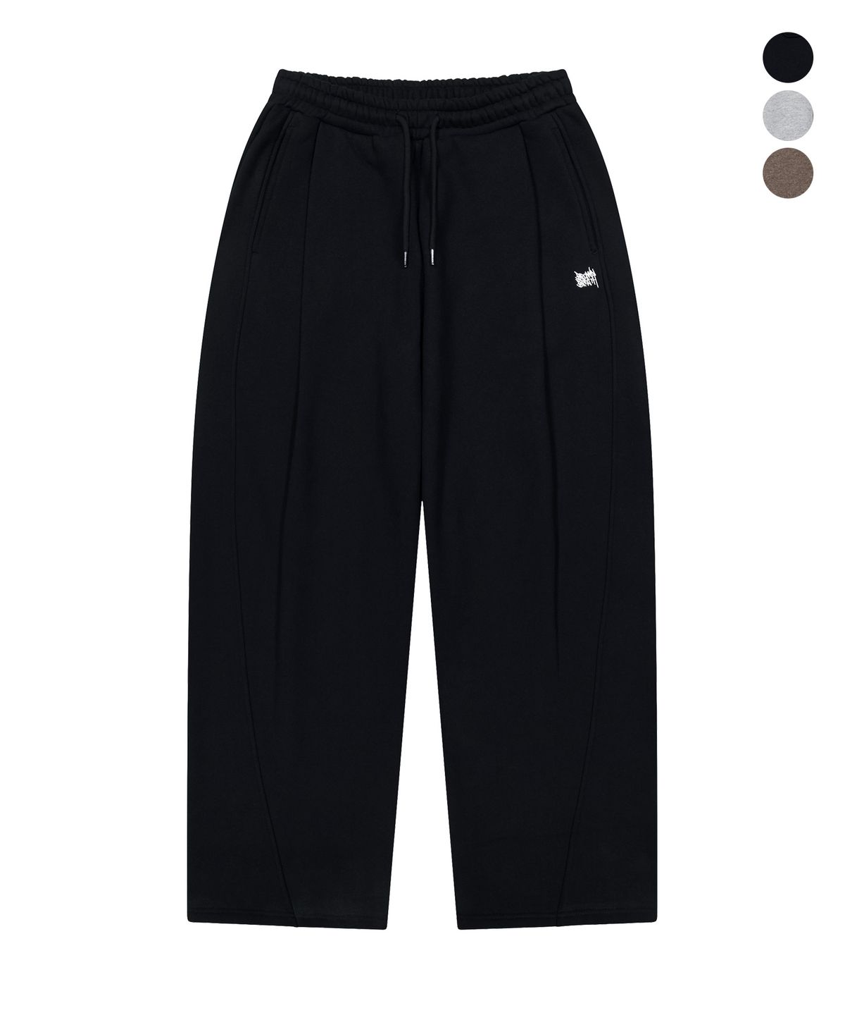 브라운브레스(BROWNBREATH) TAG TWO TUCK WIDE SWEAT PANTS (3colors)