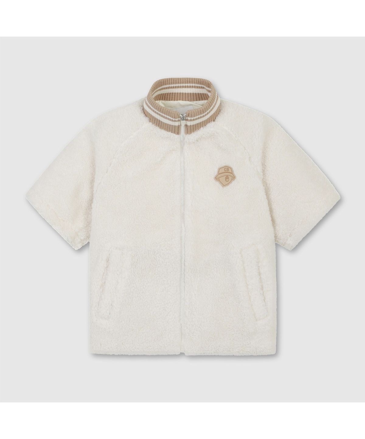 골든베어(GOLDEN BEAR) (여성) Short Sleeve Fleece Jacket G5UAW26201IVX