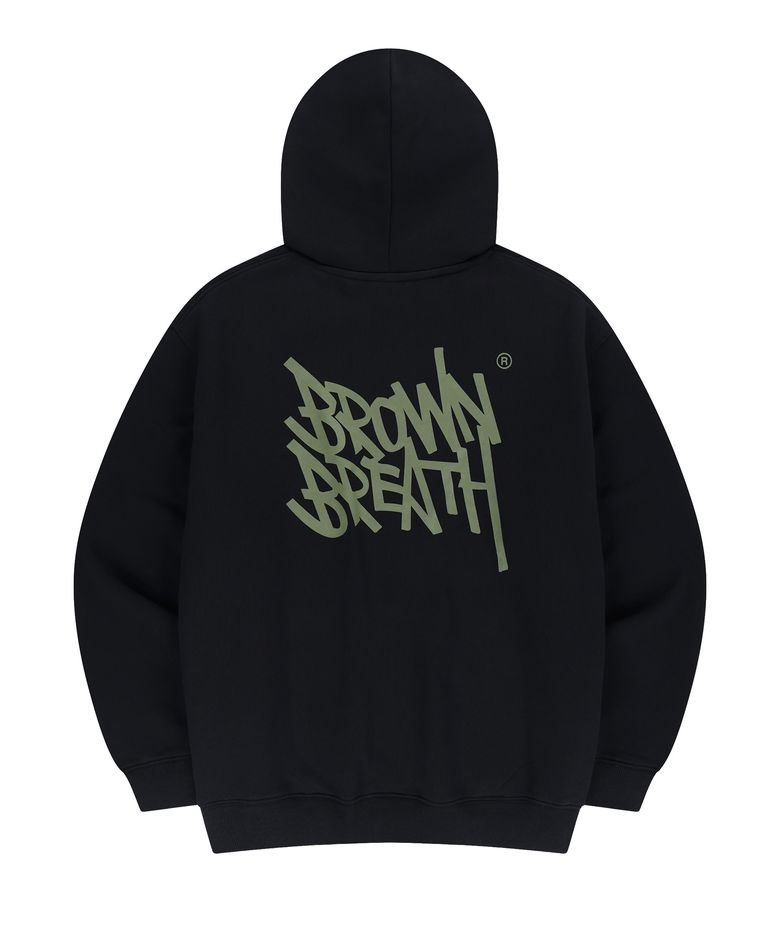 TAG HOODIE -  BLACK