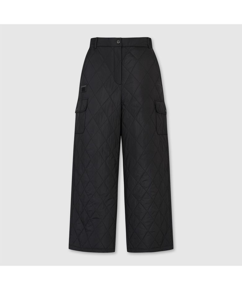 (여성) Quilted Wide Pants (SET UP) G5PAW26201BKX