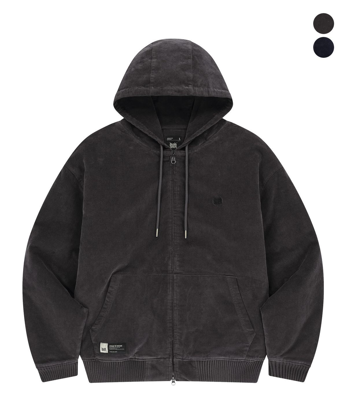 브라운브레스(BROWNBREATH) TAG CORDUROY PADDED JACKET (2colors)