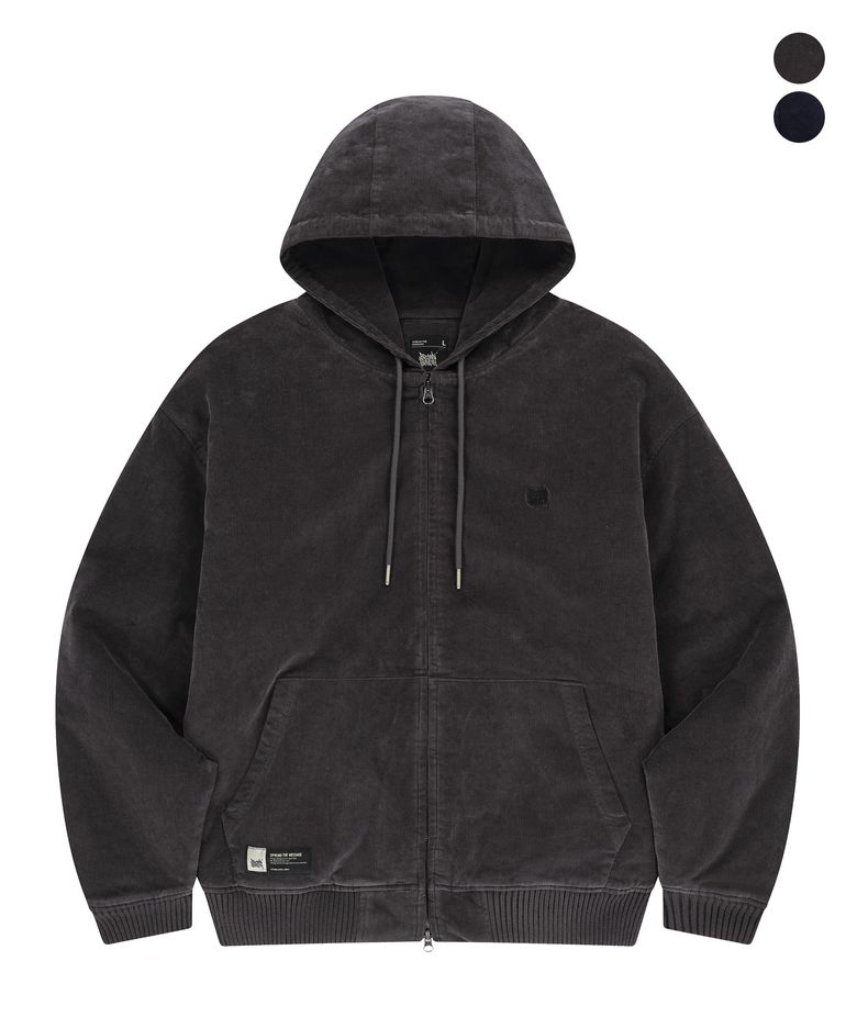 TAG CORDUROY PADDED JACKET (2colors)