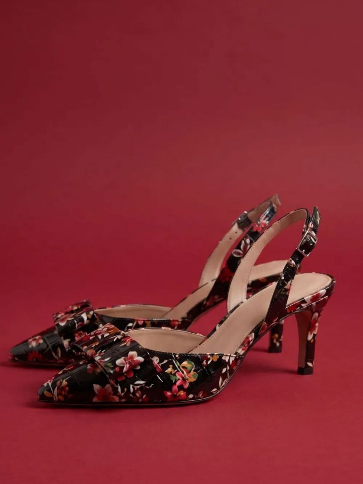 인더발코니(IN THE BALCONY) Limited Croco Flower Red
