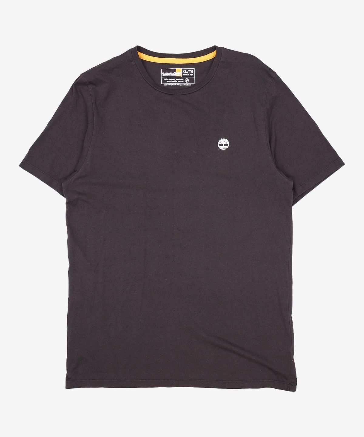 팀버랜드(TIMBERLAND) 남성 스몰로고 플레인 반팔티 블랙_TB0A2ER70011 XL