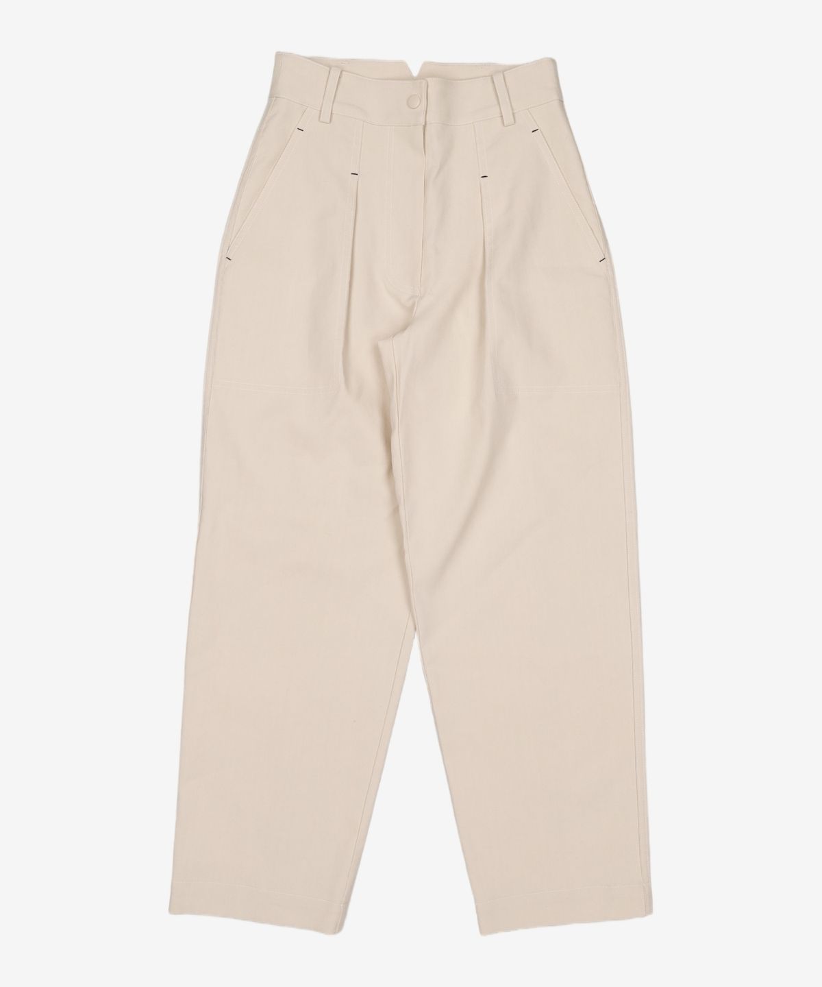 아위(AHWE) BAGGY FIT COTTON PANTS_IVORY S