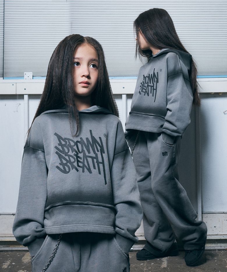KIDS GIRL PIGMENT LAYERED HOODIE SETUP