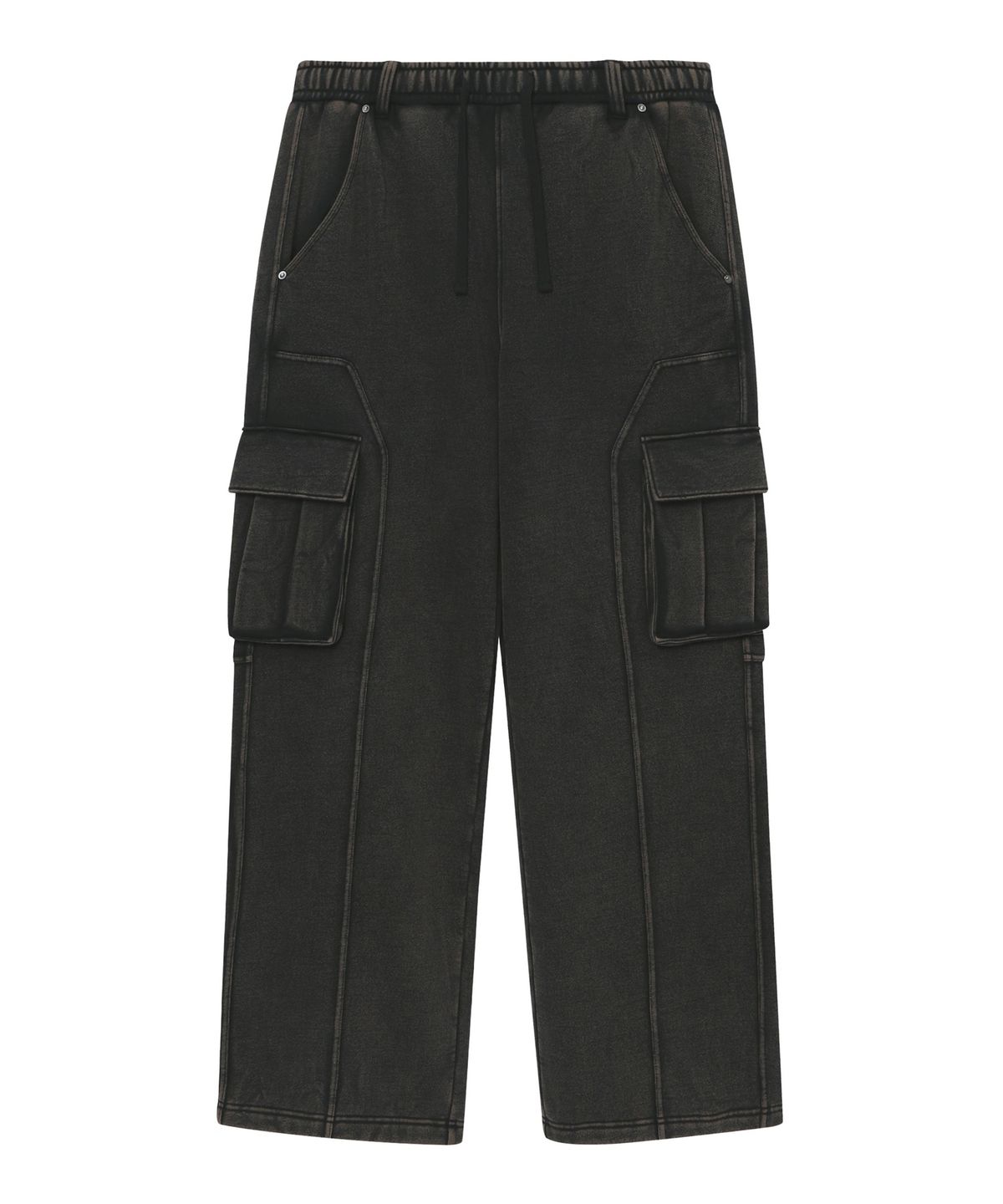 슈퍼드라이(SUPERDRY) 페이드카고 스웻 팬츠 블랙_SDMLNDQ02BLK
